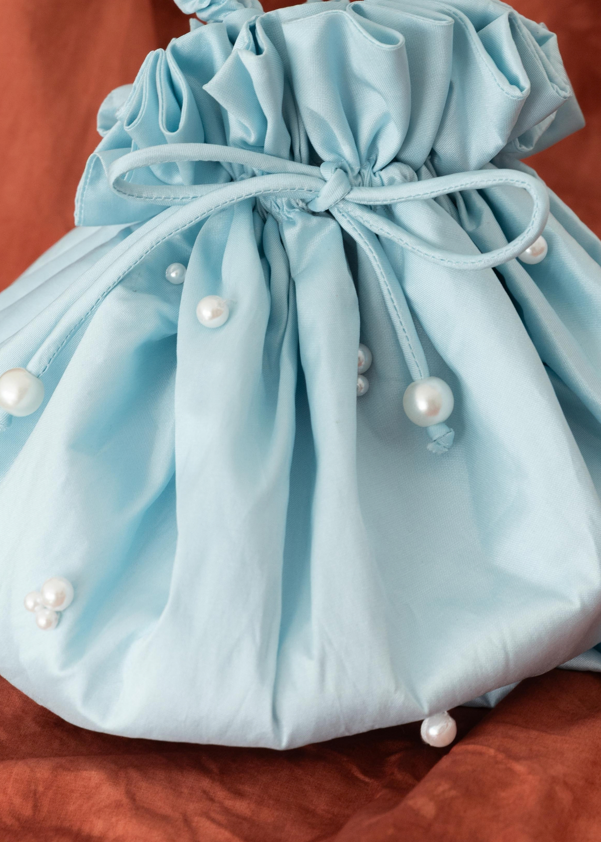 Celia Potli Bag I Blue