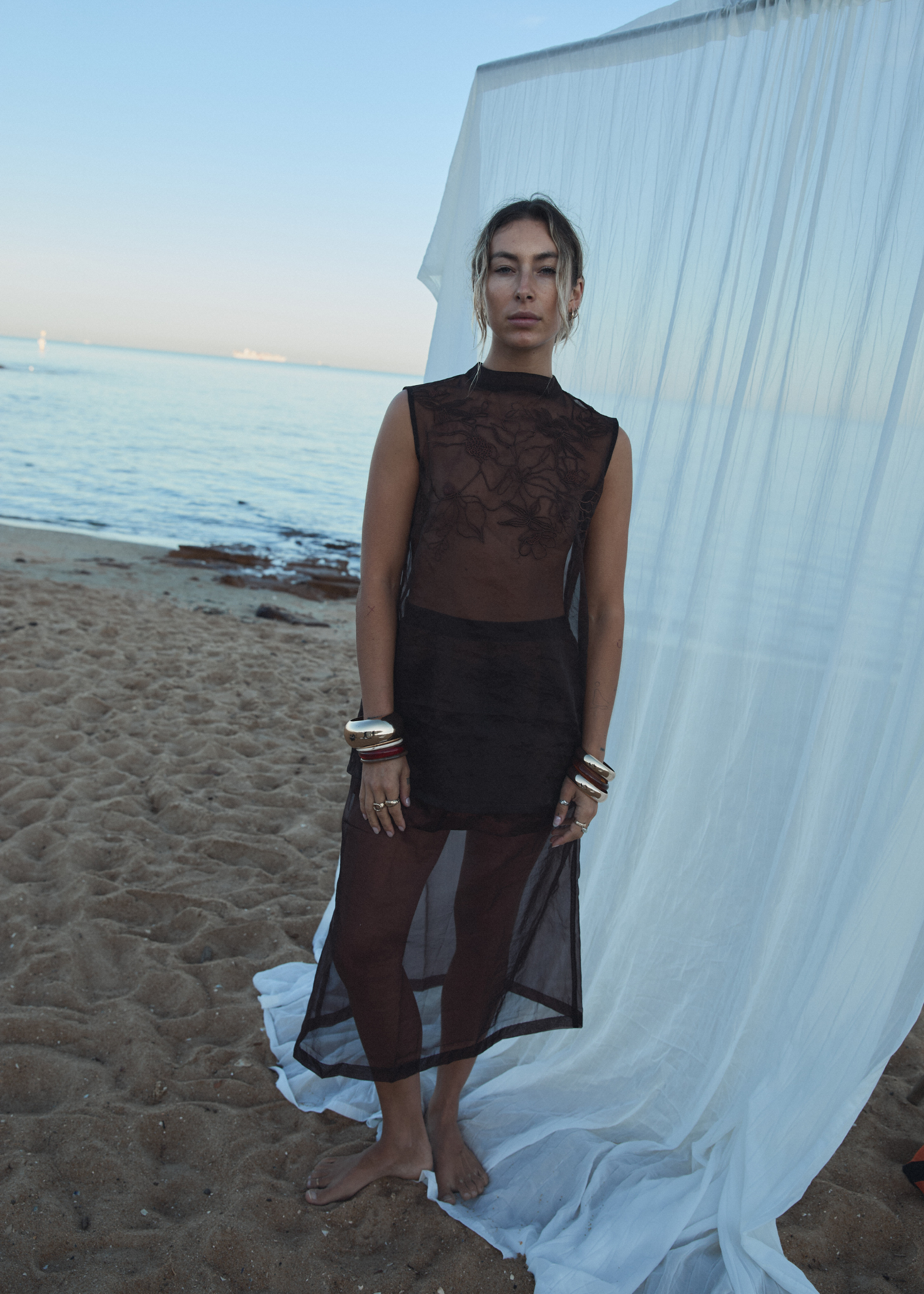 Serena Midi Skirt | Chocolate