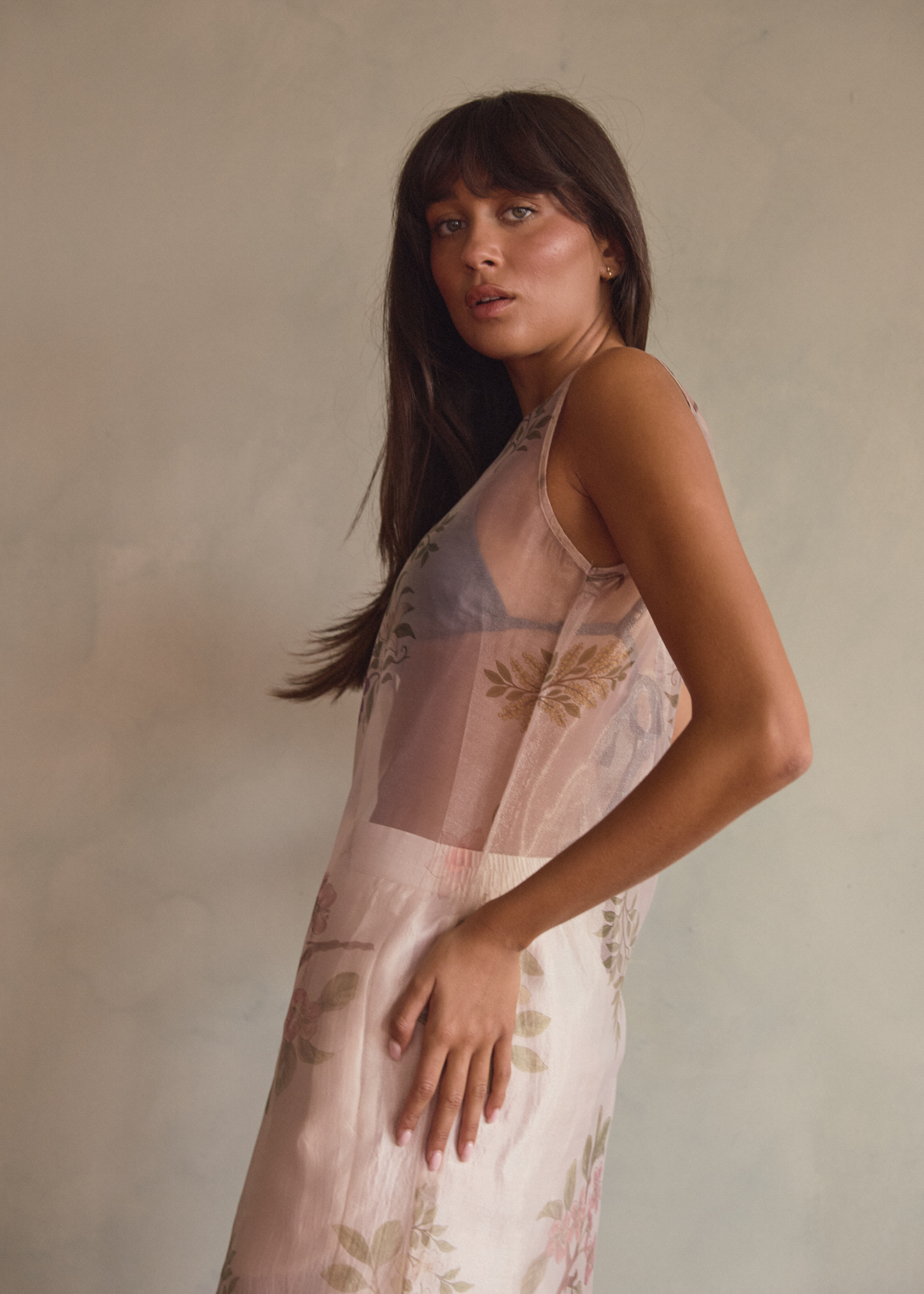 Paige Tunic | Cream Floret