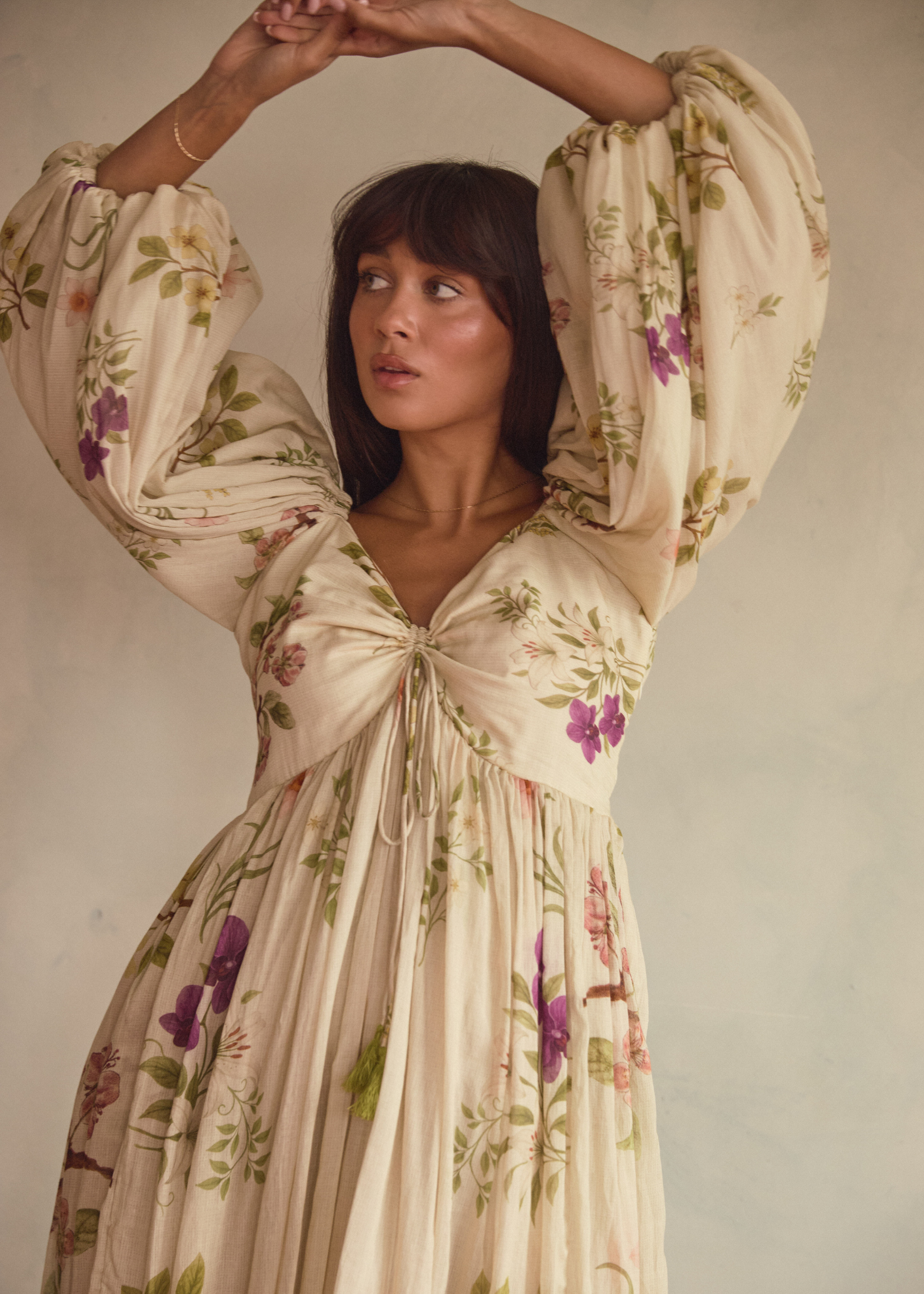 Bree maxi | Cream Floret