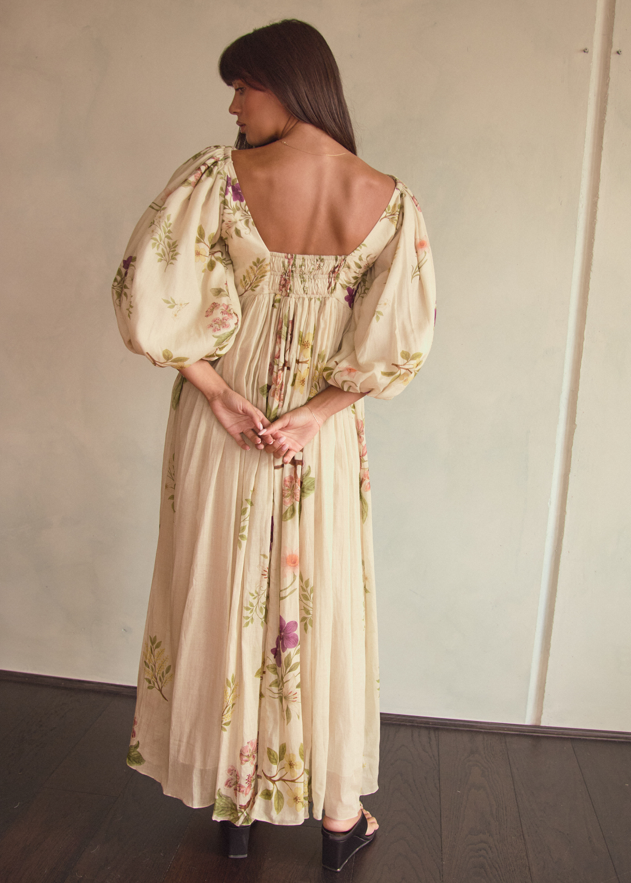 Bree maxi | Cream Floret