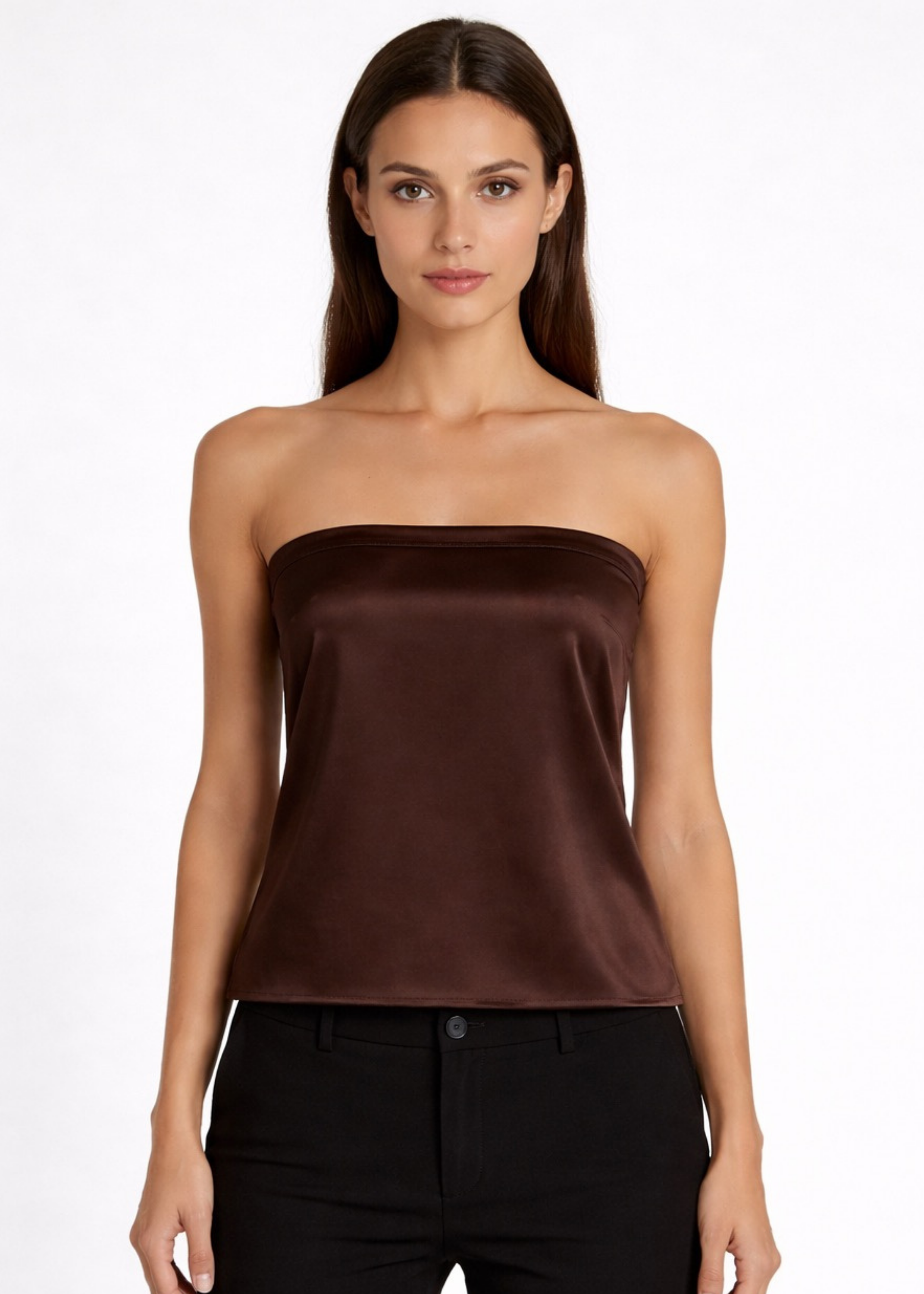 Kira Inner Slip Top | Chocolate