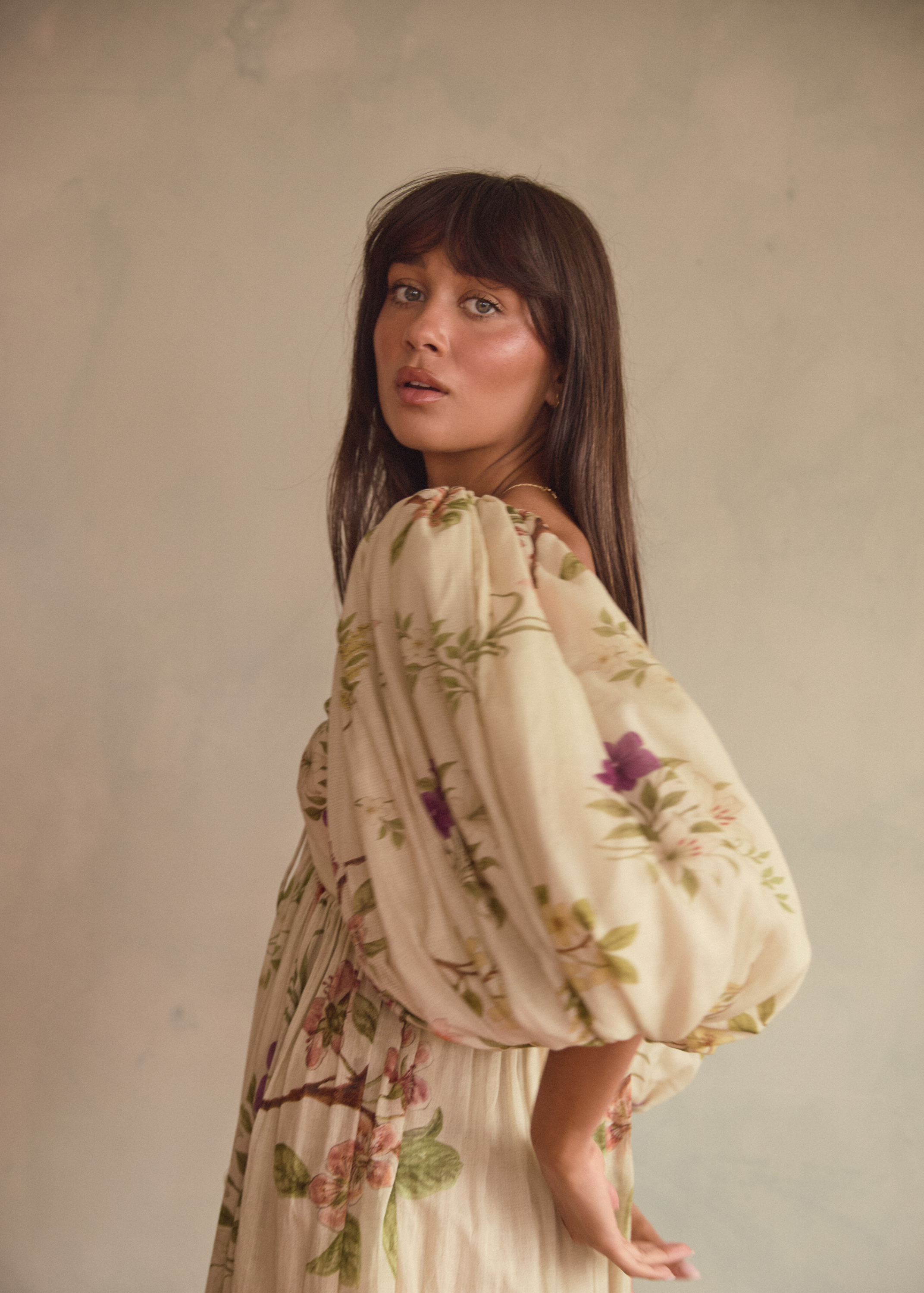 Bree maxi | Cream Floret