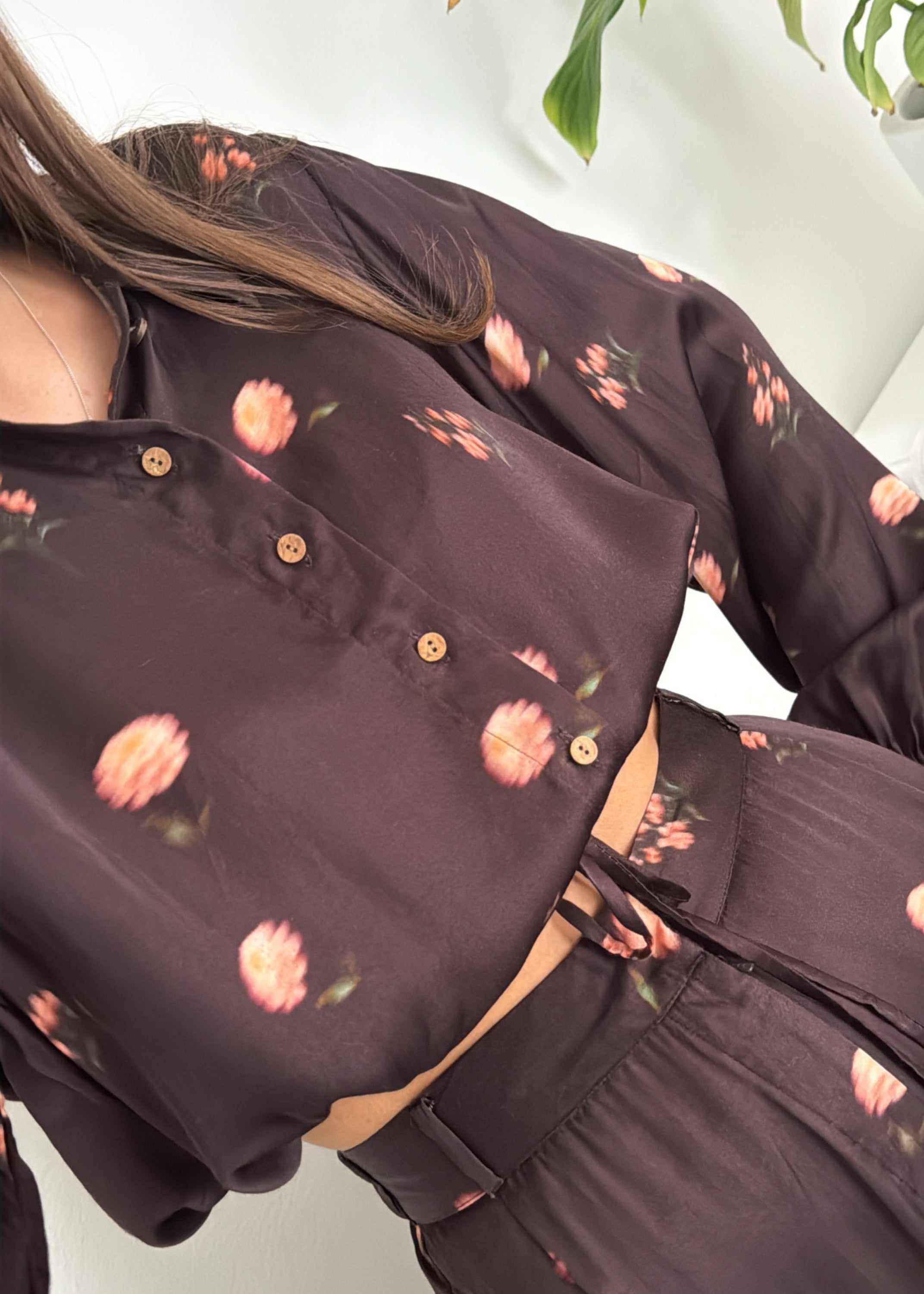 Cody Crop Shirt | Chocolate
