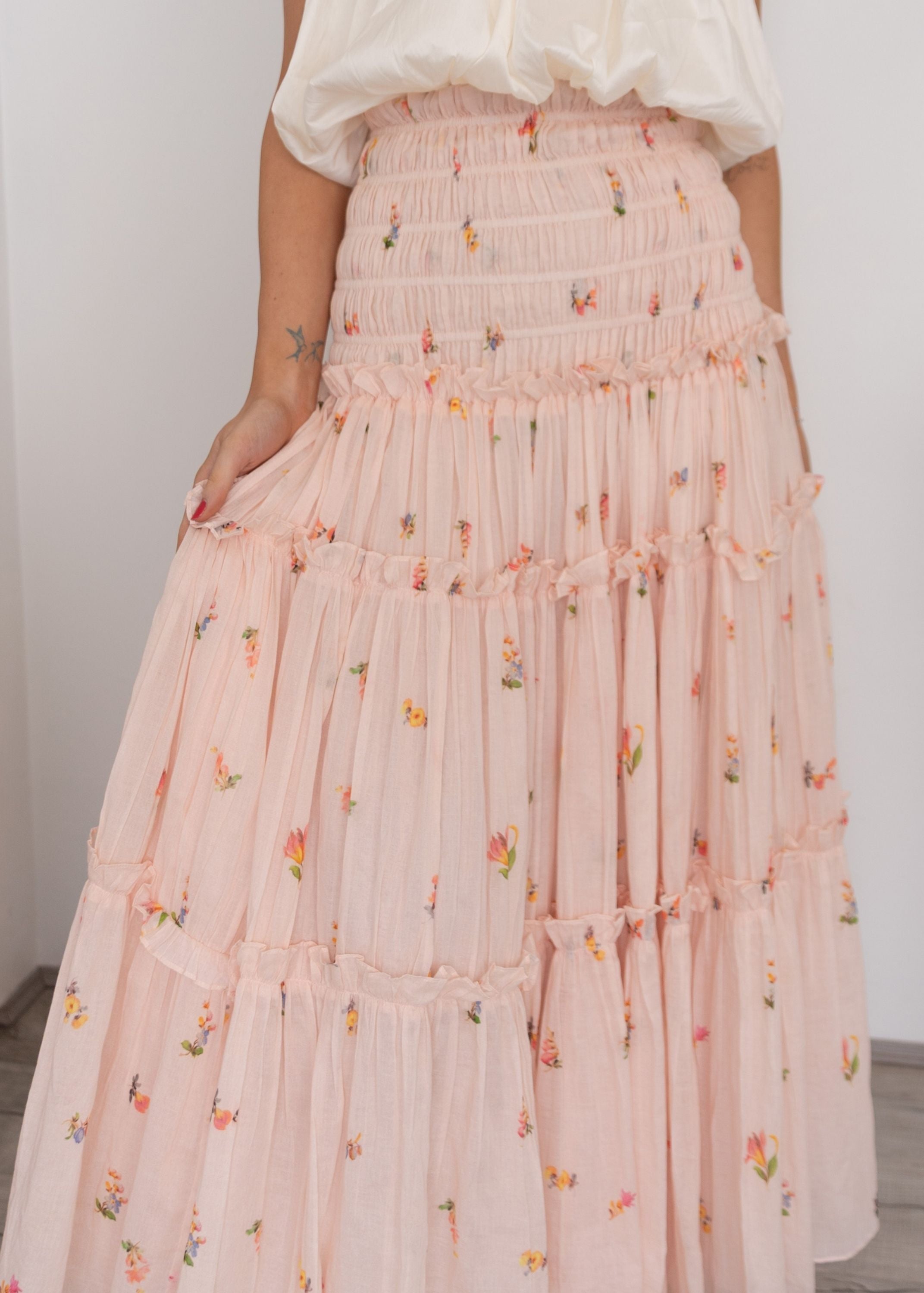 Castille Midi Skirt| Rosalia