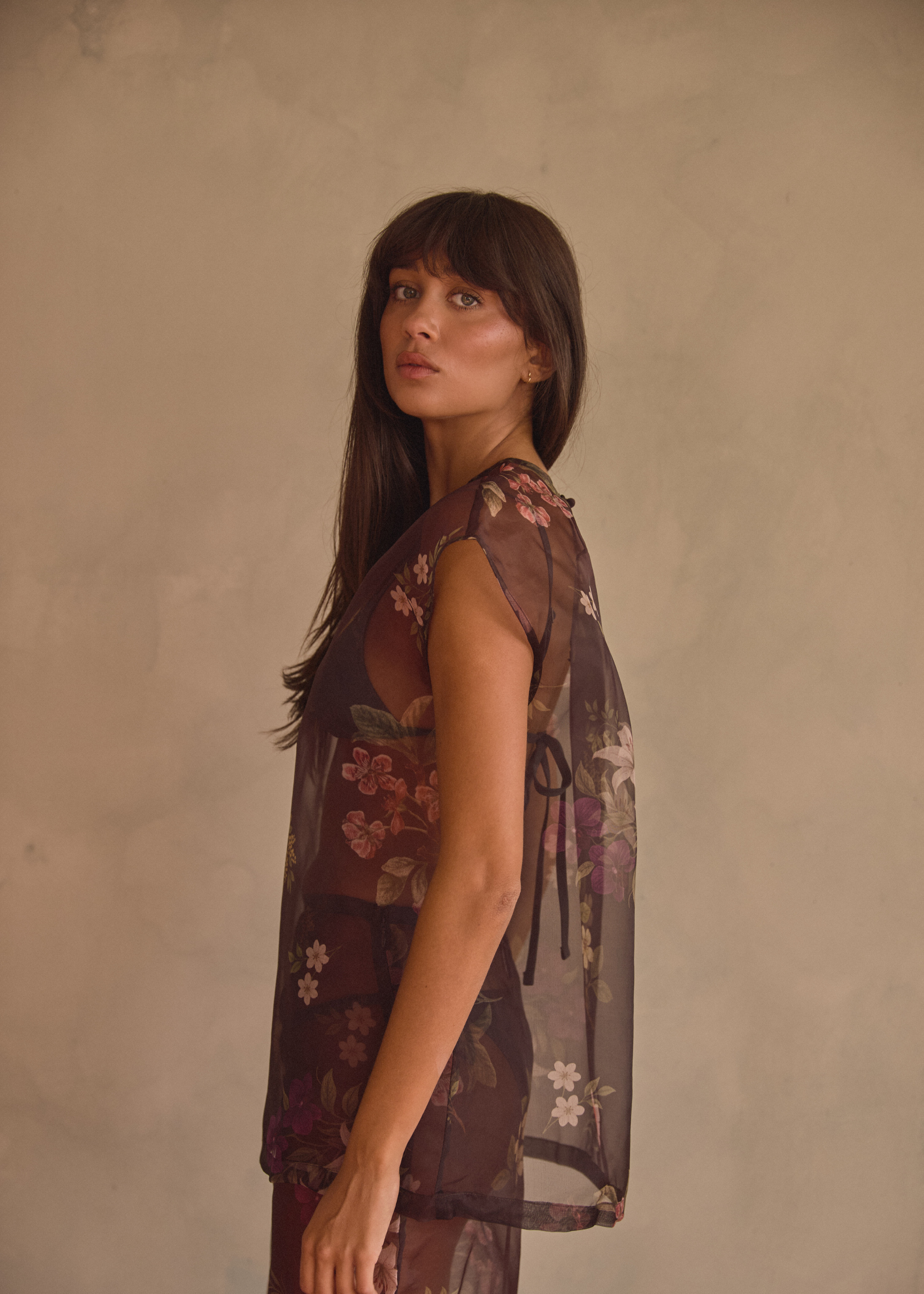 Casey Top | Chocolate Floret