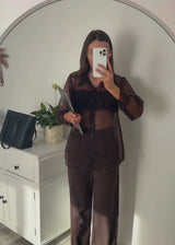Bianca Shirt | Chocolate