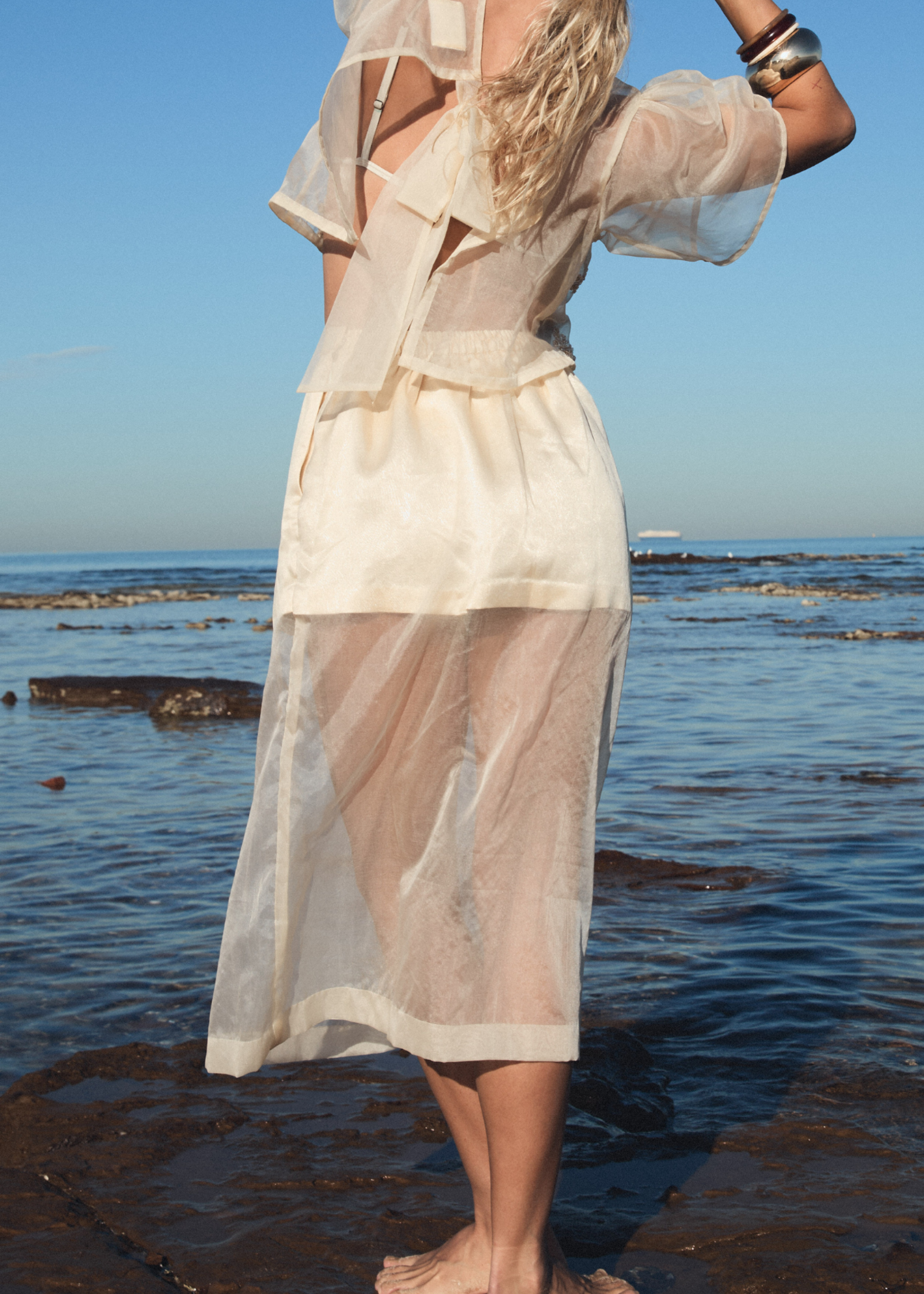 Serena Midi Skirt | Lemon