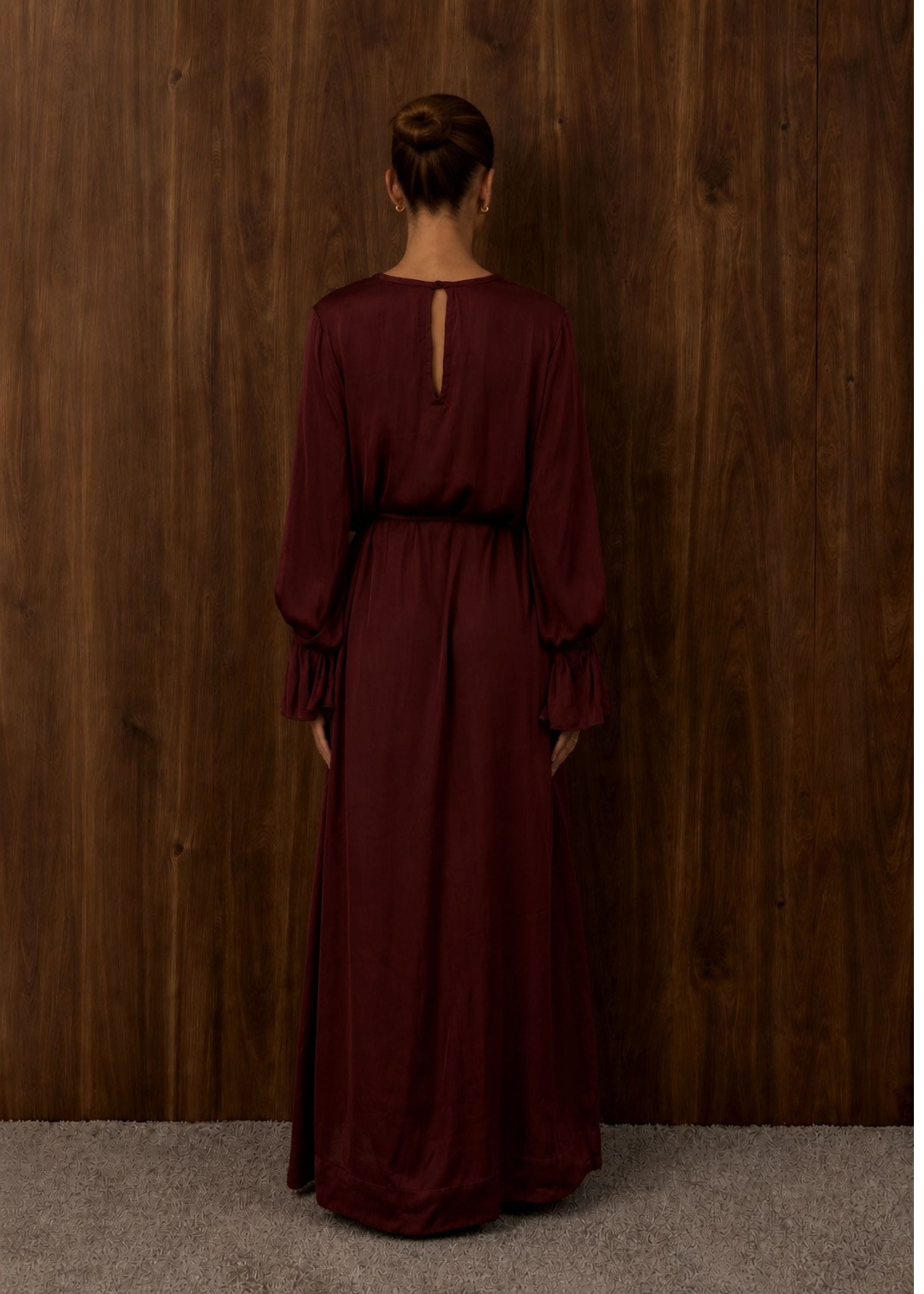 Thea Maxi | Burgundy
