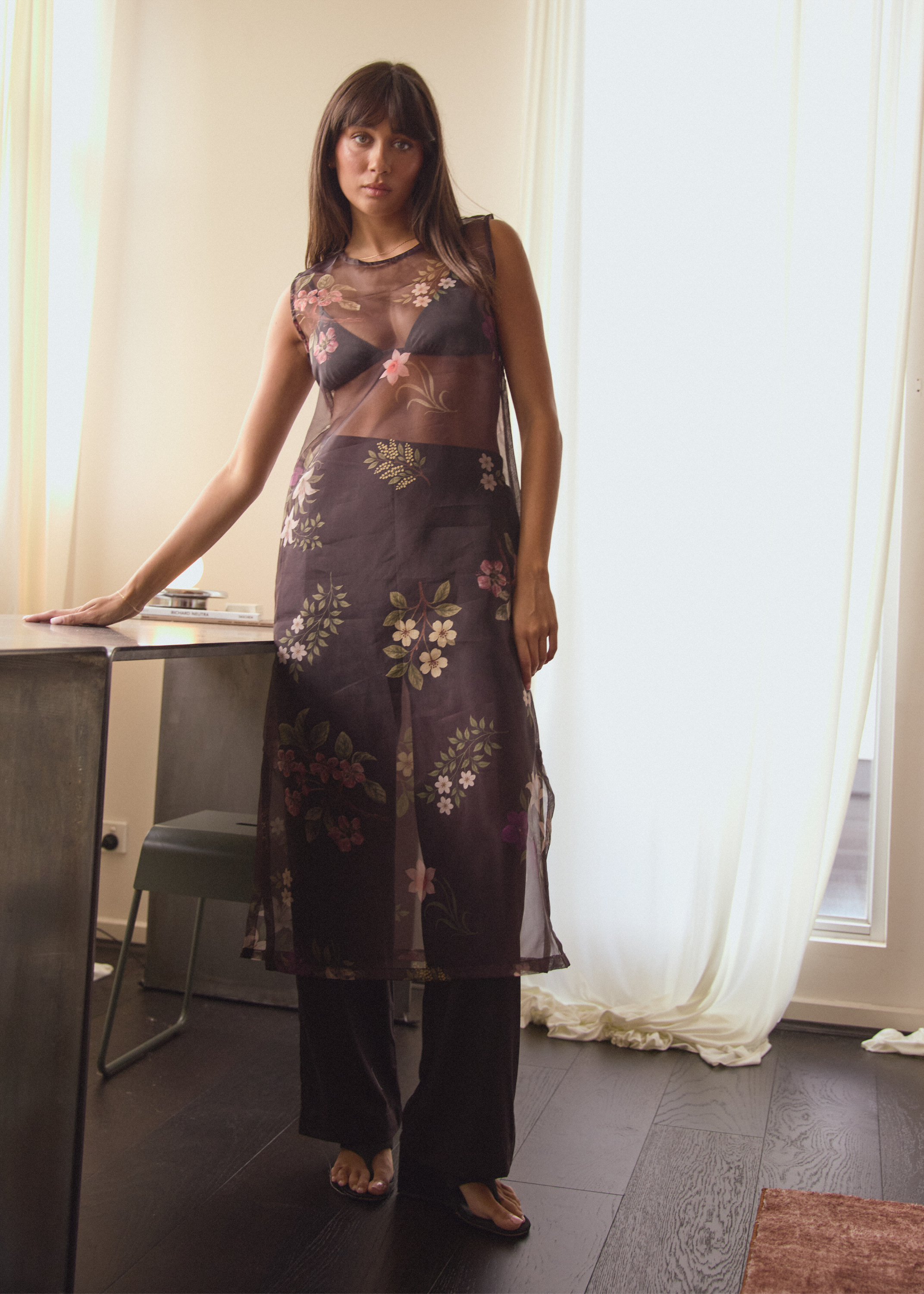 Paige Tunic | Chocolate Floret