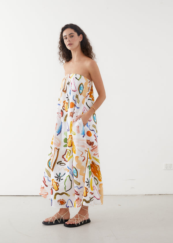 Tube Midi | Day Dream Print