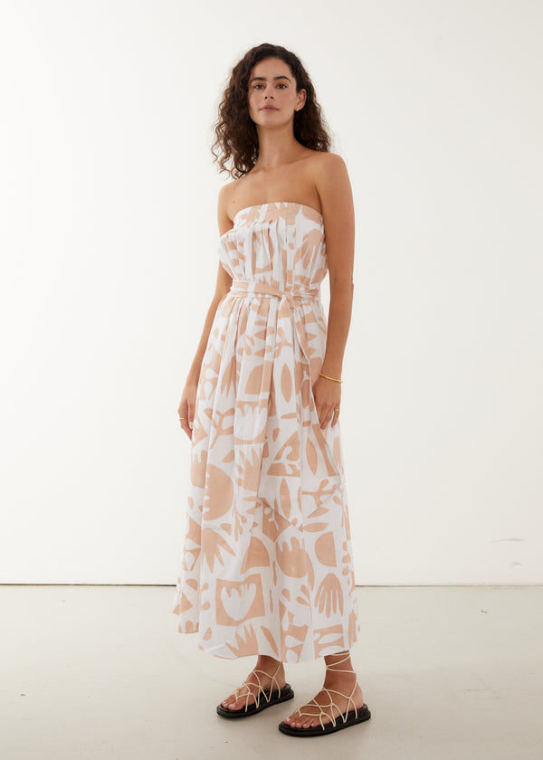 Tube Midi | Willow Print | Sample