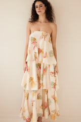 La Mer Muse Strapless Maxi, Sustainable Dresses by Rooh Collective