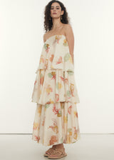 La Mer Muse Strapless Maxi, Sustainable Dresses by Rooh Collective