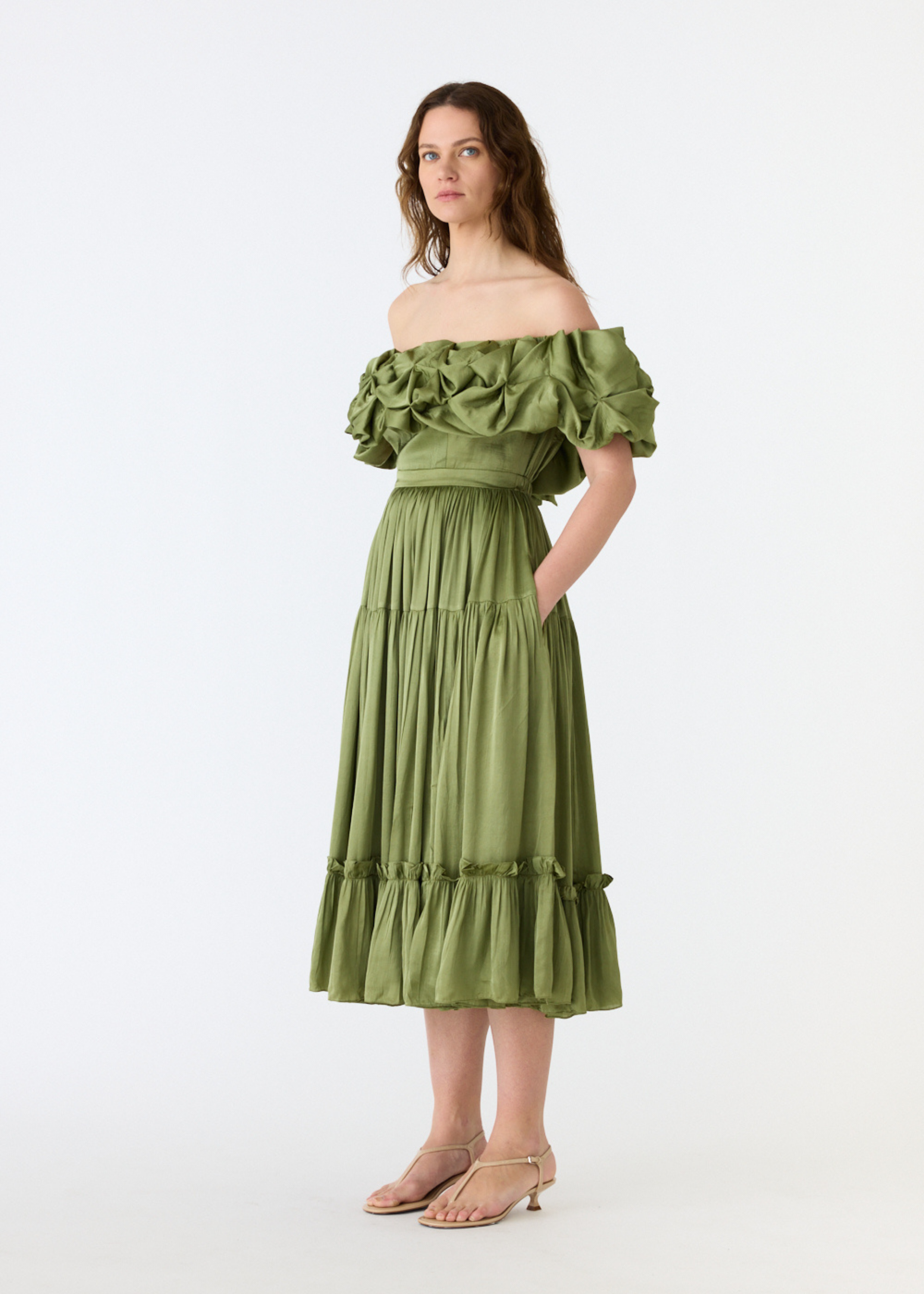 Zoey Midi | Olive