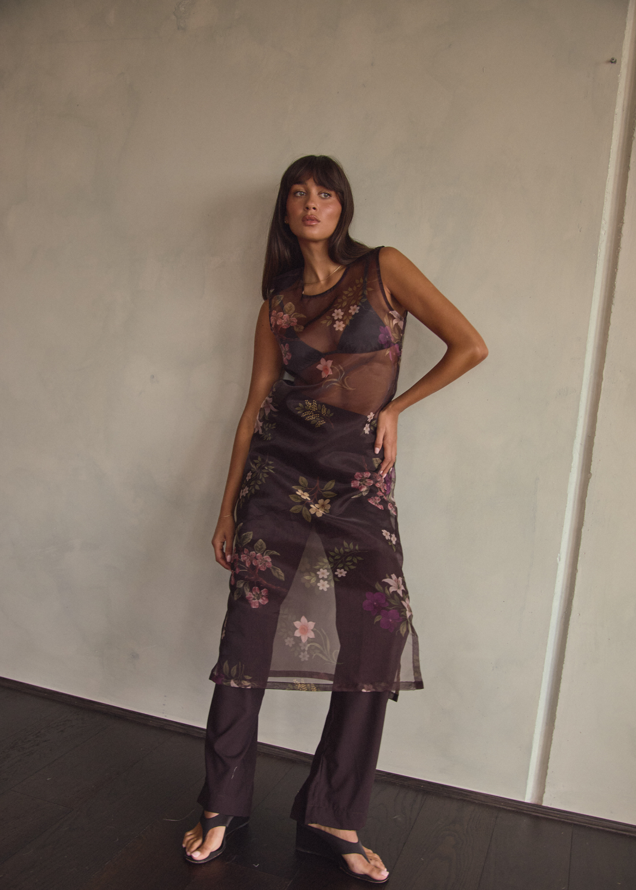 Paige Tunic | Chocolate Floret