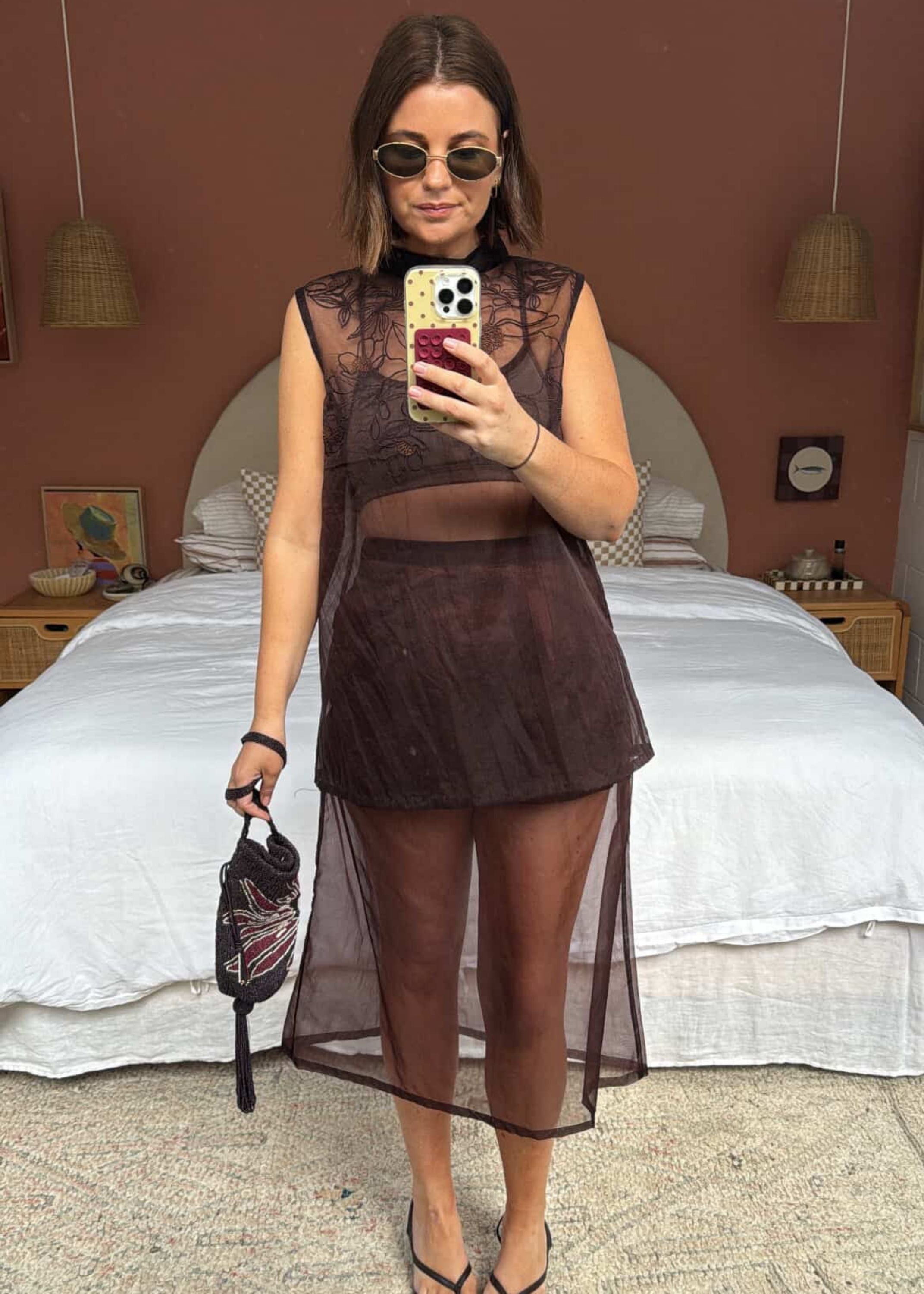 Serena Midi Skirt | Chocolate