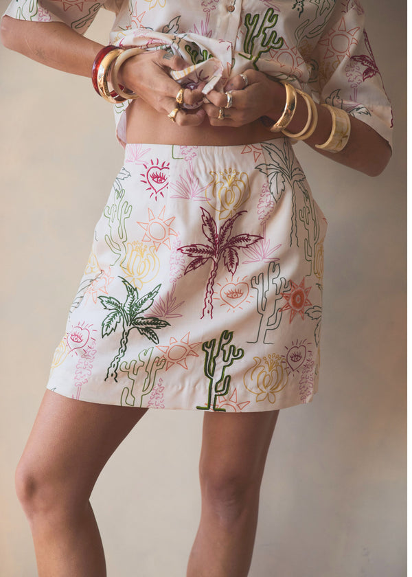 Vacation Mini Skirt | Paraíso