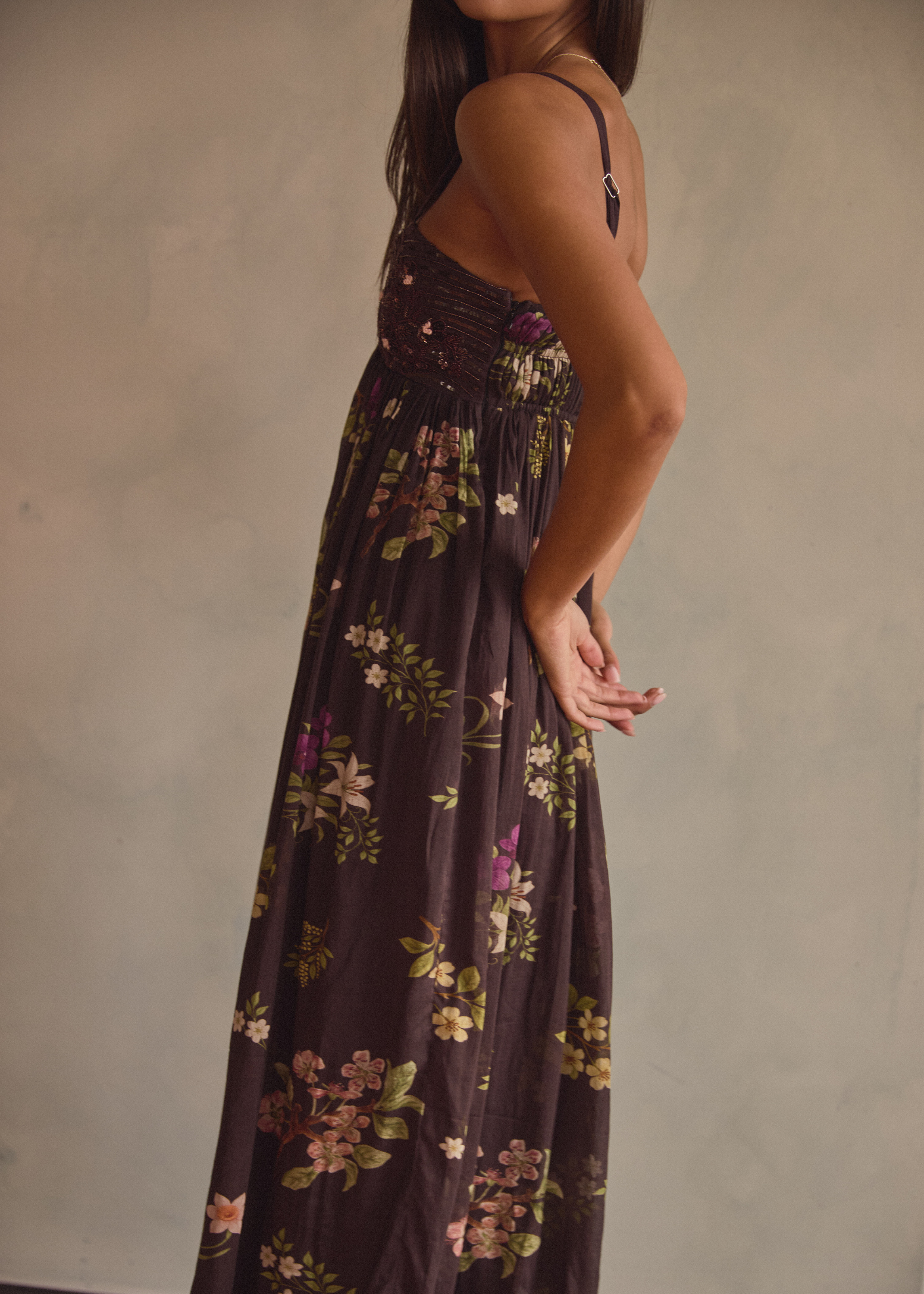 Violet maxi | Chocolate Floret