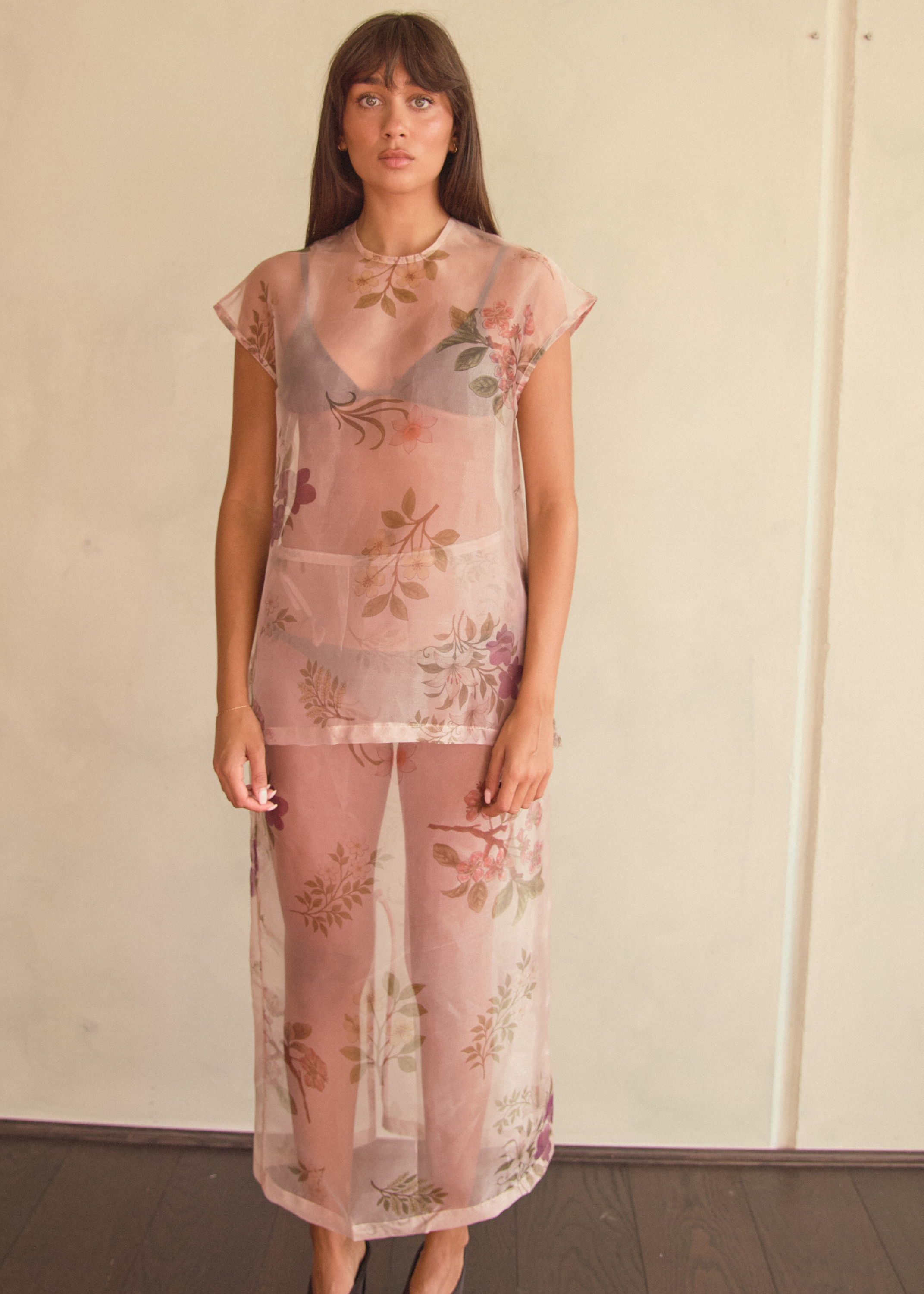 Casey Top | Cream Floret