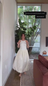 Julie Midi | Ivory Ecru