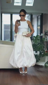 Julie Midi | Ivory Ecru