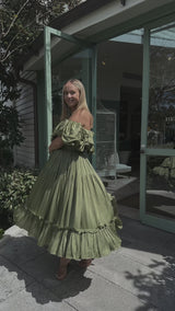 Zoey Midi | Olive