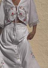 Sudi Embroidery Midi Set