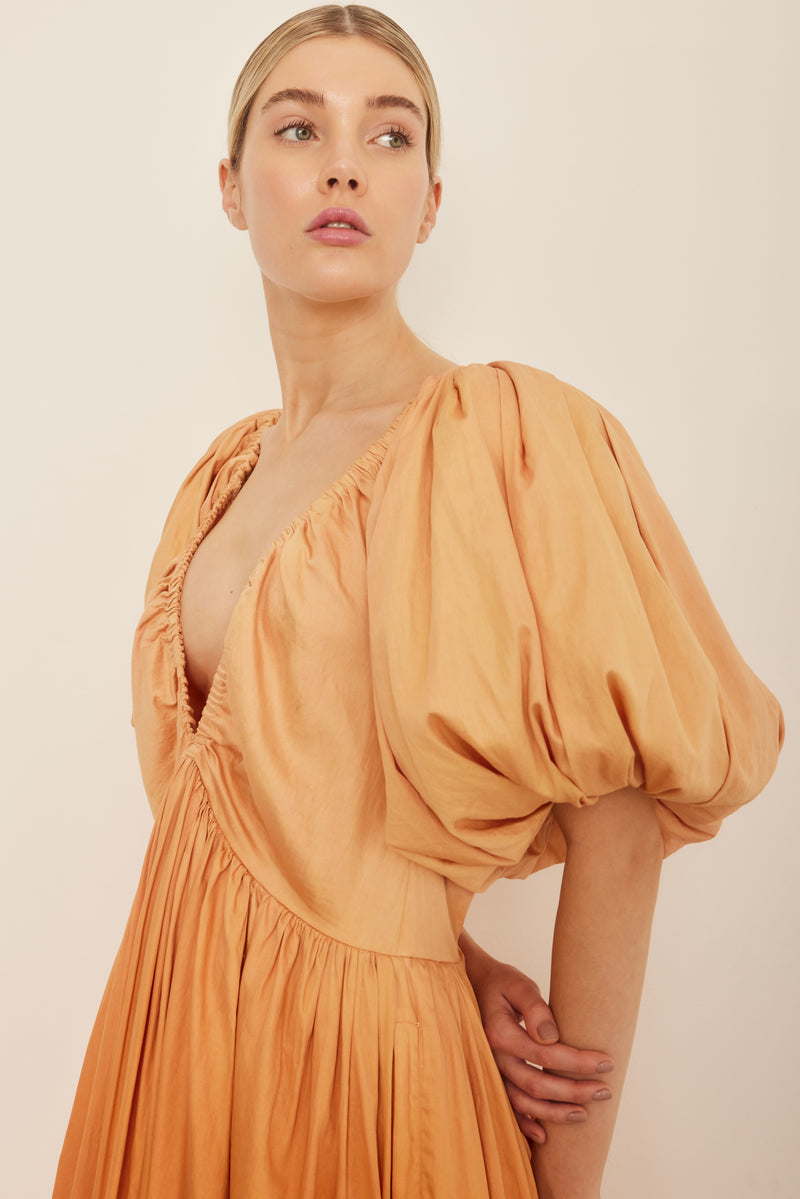 Birthday Gown | Orange Ombrè