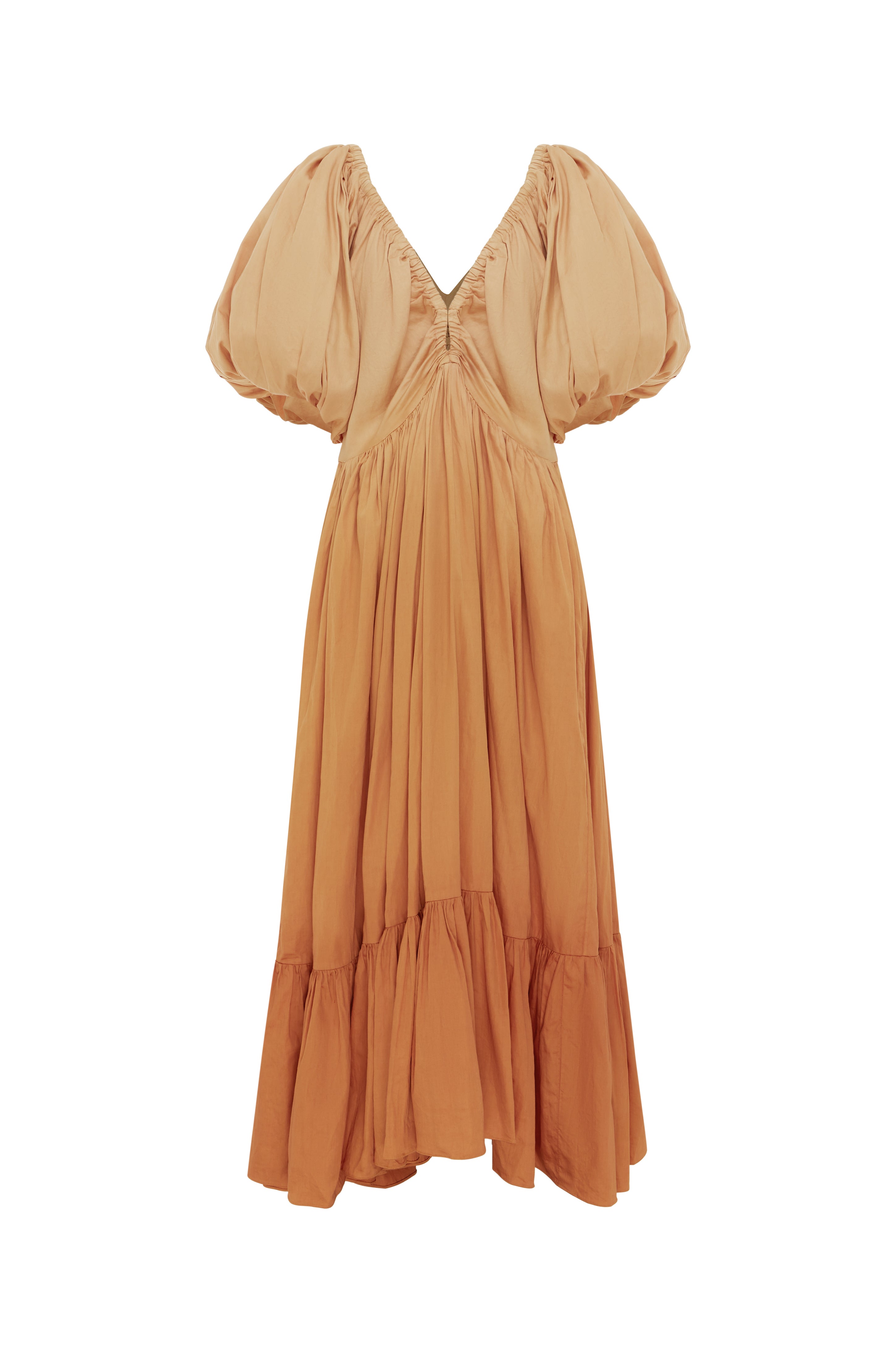 Birthday Gown in Orange Ombré - Women's Maxi Dresses & Off the Shoulder Gowns by Rooh Collective